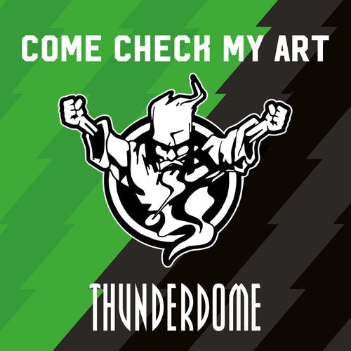 Mijn Gabber Kunst op Thunderdome Antwerpen 2024 - Hartcore  to da bone
