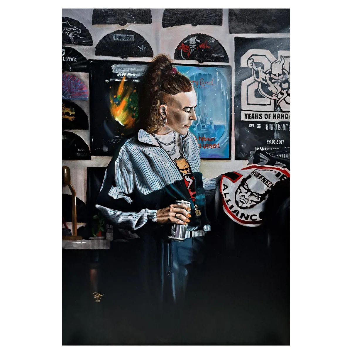 "I like it loud" Art print - Hartcore to da bone